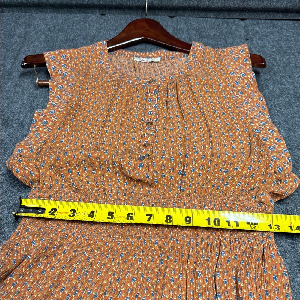 Faherty Woodstock Terracotta Floral Maxi Dress - Picture 14 of 15